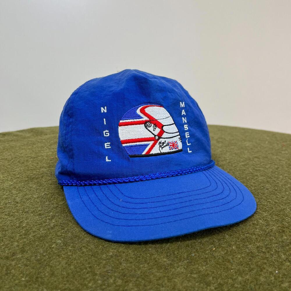 Vintage 90s Nigel Mansell Williams Formula 1 F1 Hat Cap Snapback World Champion
